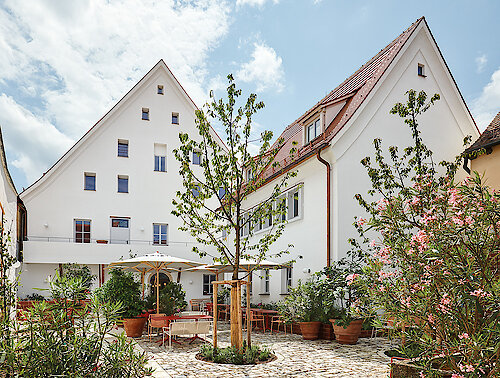 Hotel in der Barockstadt Berching im Bayerischen Jura, Altmühltal